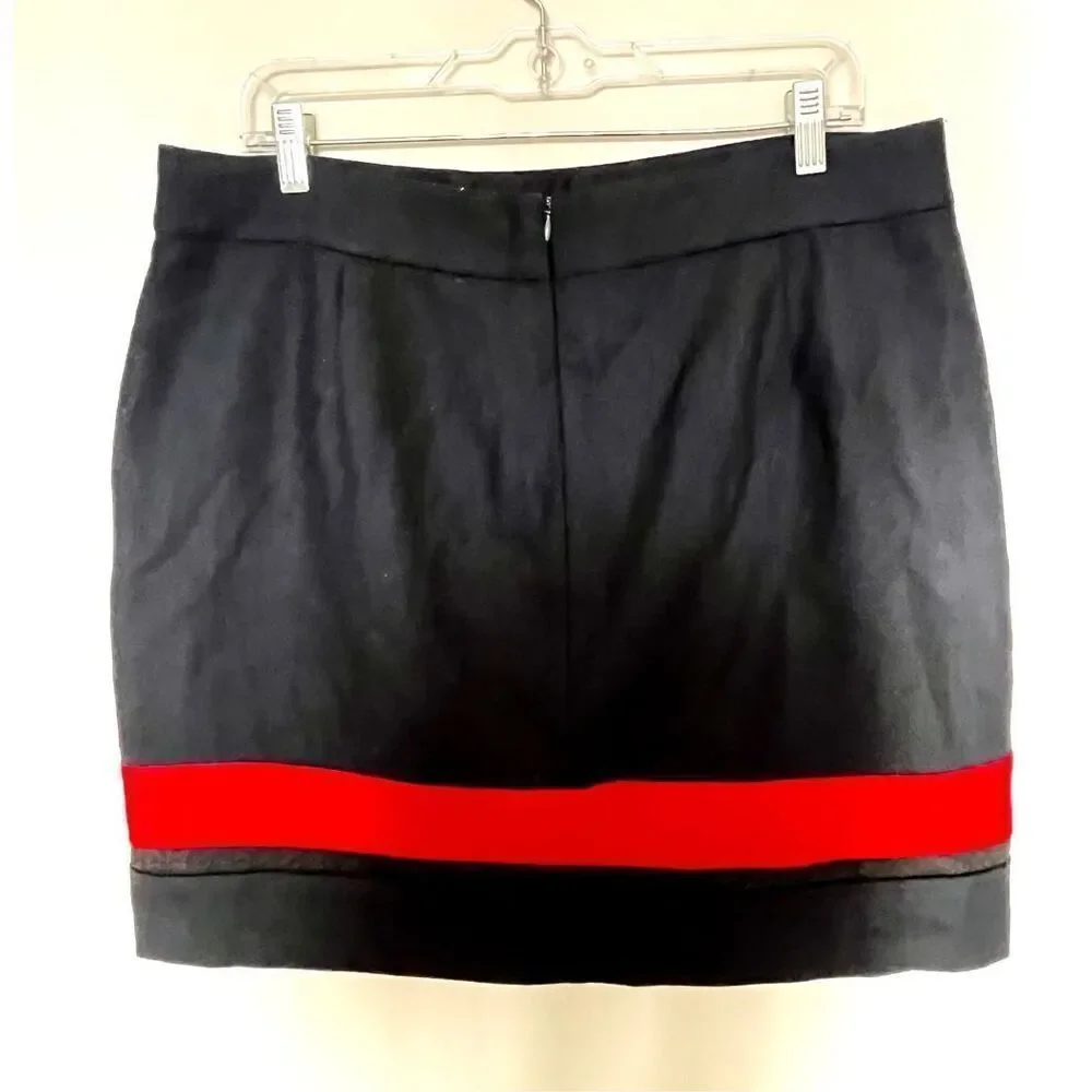 Nautica wool stripe skirt size 14